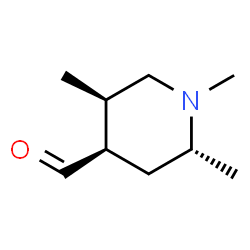 4-Piperidinecarboxaldehyde, 1,2,5-trimethyl-, (2alpha,4beta,5beta)- (9CI) structure