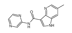 1H-Pyrrolo[3,2-b]pyridine-3-carboxamide,6-methyl-N-pyrazinyl-(9CI)结构式