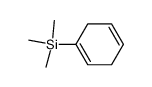 1-(trimethylsilyl)-1,4-cyclohexadiene结构式