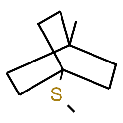 1-Methyl-4-(methylthio)bicyclo[2.2.2]octane结构式