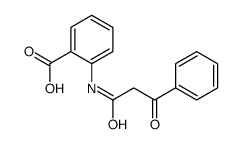 2-[(3-oxo-3-phenylpropanoyl)amino]benzoic acid Structure