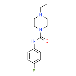 1-Piperazinecarboxamide,4-ethyl-N-(4-fluorophenyl)-(9CI)结构式