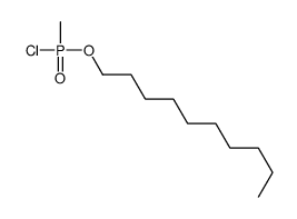 1-[chloro(methyl)phosphoryl]oxydecane结构式