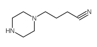 1-Piperazinebutanenitrile(9CI) Structure