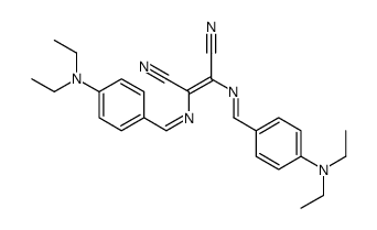 2,3-bis[[4-(diethylamino)phenyl]methylideneamino]but-2-enedinitrile结构式