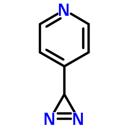 4-(3H-Diazirin-3-yl)pyridine structure