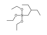 triethoxy(2-ethylbutyl)silane结构式