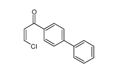 trans-3-Chloro-4'-phenylacrylophenone结构式