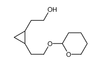 2-[2-[2-(oxan-2-yloxy)ethyl]cyclopropyl]ethanol Structure