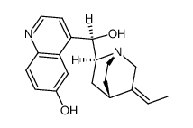 (3Z,8α,9R)-3,10-Didehydro-10,11-dihydrocinchonan-6',9-diol Structure