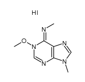 1-methoxy-N6,9-dimethyladenine hydriodide结构式