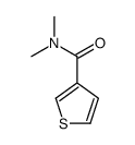 N,N-二甲基噻吩-3-羧酰胺结构式