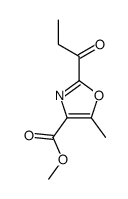 methyl 5-methyl-2-propanoyl-1,3-oxazole-4-carboxylate Structure