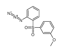 1-azido-2-(3-methoxyphenyl)sulfonylbenzene Structure