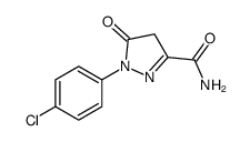 1-(4-chlorophenyl)-5-oxo-4H-pyrazole-3-carboxamide Structure