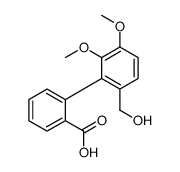2-[6-(hydroxymethyl)-2,3-dimethoxyphenyl]benzoic acid结构式
