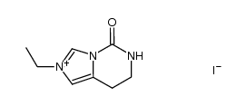 2-ethyl-5-oxo-5,6,7,8-tetrahydro-imidazo[1,5-c]pyrimidin-2-ium iodide Structure