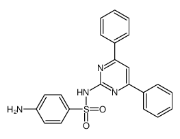 4-amino-N-(4,6-diphenylpyrimidin-2-yl)benzenesulfonamide结构式