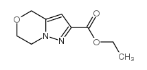 4H-吡唑[5,1-C][1,4] 6,7-二氢恶嗪-2-羧酸乙酯结构式