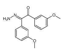 2-hydrazinylidene-1,2-bis(3-methoxyphenyl)ethanone结构式