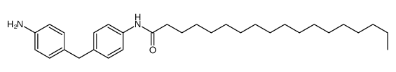 N-[4-[(4-aminophenyl)methyl]phenyl]octadecanamide结构式