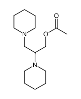 1-acetoxy-2,3-di-piperidin-1-yl-propane Structure