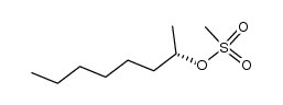 (S)-2-[(Methanesulfonyl)oxy]octane Structure