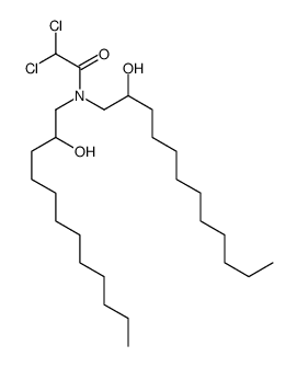2,2-dichloro-N,N-bis(2-hydroxydodecyl)acetamide结构式