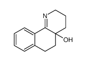 3,4,5,6-tetrahydro-2H-benzo[h]quinolin-4a-ol结构式