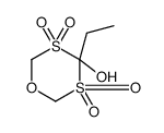 4-ethyl-3,3,5,5-tetraoxo-1,3,5-oxadithian-4-ol Structure