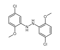 N,N'-bis-(5-chloro-2-methoxy-phenyl)-hydrazine Structure
