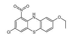 3-chloro-8-ethoxy-1-nitro-10H-phenothiazine Structure