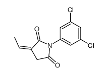 1-(3,5-dichlorophenyl)-3-ethylidenepyrrolidine-2,5-dione结构式