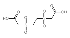 2-[2-(carboxymethylsulfonyl)ethylsulfonyl]acetic acid Structure