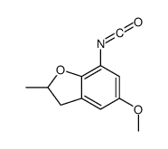 7-isocyanato-5-methoxy-2-methyl-2,3-dihydro-1-benzofuran Structure