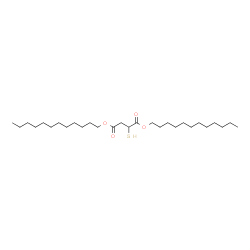 2-Mercaptobutanedioic acid didodecyl ester结构式
