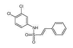 N-(3,4-dichlorophenyl)-2-phenylethenesulfonamide Structure