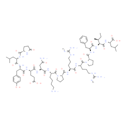 (PHE11)-NEUROTENSIN structure