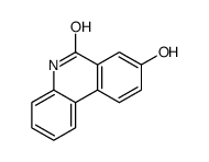 8-hydroxy-5H-phenanthridin-6-one结构式