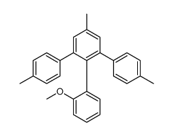 2-(2-methoxyphenyl)-5-methyl-1,3-bis(4-methylphenyl)benzene结构式