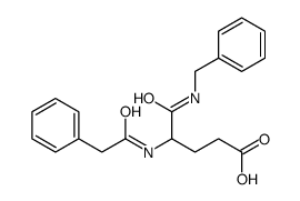 5-(benzylamino)-5-oxo-4-[(2-phenylacetyl)amino]pentanoic acid结构式
