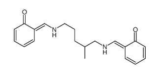2,2'-[(2-methylpentane-1,5-diyl)bis(nitrilomethylidyne)]bisphenol Structure