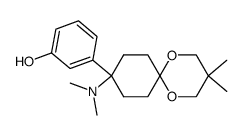 4-(m-hydroxyphenyl)-4-dimethylaminocyclohexanone (2,2-dimethyltrimethylene) ketal结构式