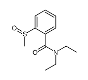 N,N-diethyl-2-methylsulfinylbenzamide结构式