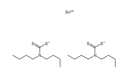 [dibutylcarbamothioylsulfanyl(dimethyl)stannyl] N,N-dibutylcarbamodithioate Structure