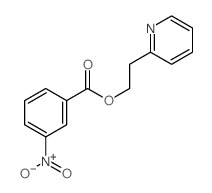 2-Pyridineethanol,2-(3-nitrobenzoate)结构式