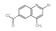 2-bromo-4-methyl-6-nitro-quinoline结构式
