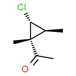 Ethanone, 1-(2-chloro-1,3-dimethylcyclopropyl)-, (1alpha,2alpha,3beta)- (9CI)结构式
