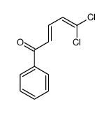 5,5-dichloro-1-phenylpenta-2,4-dien-1-one结构式