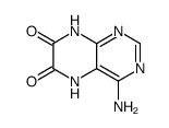 6,7-Pteridinedione,4-amino-1,5-dihydro-(9CI)结构式